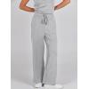 image:imageANRABESS Womens Jumpsuits 2026 Spring Fall Thick Casual Romper Sleeveless Wide Leg Pants One Piece Outfits Vacation ClothesGray