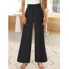 image:imageANRABESS Womens Linen Pants 2026 Summer Casual Loose Wide Leg Palazzo Pants High Waist Flowy Beach Trousers Work OutfitsBlack