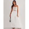 image:imageANRABESS Womens Linen Pants 2026 Summer Casual Loose Wide Leg Palazzo Pants High Waist Flowy Beach Trousers Work OutfitsWithe Cream