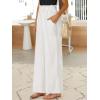 image:imageANRABESS Womens Linen Pants 2026 Summer Casual Loose Wide Leg Palazzo Pants High Waist Flowy Beach Trousers Work OutfitsWithe Cream