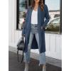image:imageANRABESS Womens Long Cardigan Sweater 2025 Fall Fashion Casual Oversized Knit Open Front Coatigan Jacket Coat OutfitsDeep Blue