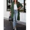 image:imageANRABESS Womens Long Cardigan Sweater 2025 Fall Fashion Casual Oversized Knit Open Front Coatigan Jacket Coat OutfitsDeep Green