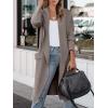 image:imageANRABESS Womens Long Cardigan Sweater 2025 Fall Fashion Casual Oversized Knit Open Front Coatigan Jacket Coat OutfitsGrey Khaki