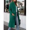 image:imageANRABESS Womens Long Cardigan Sweater 2025 Fall Fashion Casual Oversized Knit Open Front Coatigan Jacket Coat OutfitsOpal Green