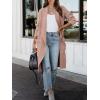 image:imageANRABESS Womens Long Cardigan Sweater 2025 Fall Fashion Casual Oversized Knit Open Front Coatigan Jacket Coat OutfitsPeach Khaki