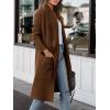 image:imageANRABESS Womens Long Cardigan Sweater 2025 Fall Fashion Casual Oversized Knit Open Front Coatigan Jacket Coat OutfitsRed Brown Auburn