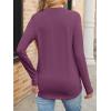 image:imageANRABESS Womens Long Sleeve Shirts V Neck Business Casual Work Tunic Tops Basic Tees 2025 Fall OutfitsMauve