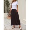 image:imageANRABESS Womens Maxi Skirt Summer Trendy High Waisted Boho Flowy Long Skirts 2026 Spring Fashion Beach Vacation ClothesBrown
