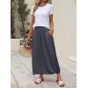 image:imageANRABESS Womens Maxi Skirt Summer Trendy High Waisted Boho Flowy Long Skirts 2026 Spring Fashion Beach Vacation ClothesDark Grey