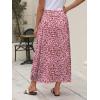 image:imageANRABESS Womens Maxi Skirt Summer Trendy High Waisted Boho Flowy Long Skirts 2026 Spring Fashion Beach Vacation ClothesFloral Pink