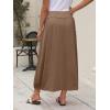 image:imageANRABESS Womens Maxi Skirt Summer Trendy High Waisted Boho Flowy Long Skirts 2026 Spring Fashion Beach Vacation ClothesKhaki