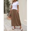 image:imageANRABESS Womens Maxi Skirt Summer Trendy High Waisted Boho Flowy Long Skirts 2026 Spring Fashion Beach Vacation ClothesKhaki