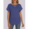 image:imageANRABESS Womens Oversized Short Sleeve T ShirtsGray Blue