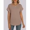 image:imageANRABESS Womens Oversized Short Sleeve T ShirtsKhaki