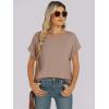 image:imageANRABESS Womens Oversized Short Sleeve T ShirtsKhaki