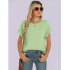 image:imageANRABESS Womens Oversized Short Sleeve T ShirtsLight Green