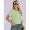 image:imageANRABESS Womens Oversized Short Sleeve T ShirtsLight Green