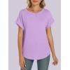 image:imageANRABESS Womens Oversized Short Sleeve T ShirtsLilac