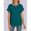 image:imageANRABESS Womens Oversized Short Sleeve T ShirtsTeal