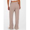 image:imageANRABESS Womens Ribbed Knit Lounge Pajama Pants Soft Fuzzy Comfy Wide Leg Drawstring Fall Loose Pj Bottoms with PocketsTan