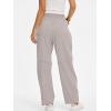 image:imageANRABESS Womens Striped Barrel Casual Pants 2026 Trendy Summer Elastic Drawstring Baggy Lounge Wide Leg Trousers with PocketsLight Brown White Stripe