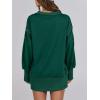 image:imageANRABESS Womens Sweatshirts Oversized Casual Loose Button Up Henley Pullover Top High Low Split 2025 Fall Fashion OutfitsForest