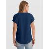 image:imageANRABESS Womens T Shirts Pleated amp Short Sleeve Summer Tops Business Casual Dressy Blouses 2026 Cute Fashion ClothesBlue