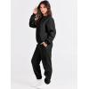 image:imageANRABESS Womens Two Piece Outfits Sweatsuit Lounge Set Long Sleeve Crewneck Sweatshirt Jogger Pants Tracksuit 2025 Fall SetsBlack