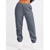 image:imageANRABESS Womens Two Piece Outfits Sweatsuit Lounge Set Long Sleeve Crewneck Sweatshirt Jogger Pants Tracksuit 2025 Fall SetsDark Grey