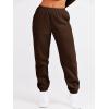 image:imageANRABESS Womens Two Piece Outfits Sweatsuit Lounge Set Long Sleeve Crewneck Sweatshirt Jogger Pants Tracksuit 2025 Fall SetsDrek Coffee