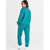 image:imageANRABESS Womens Two Piece Outfits Sweatsuit Lounge Set Long Sleeve Crewneck Sweatshirt Jogger Pants Tracksuit 2025 Fall SetsLake