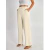 image:imageANRABESS Womens Wide Leg Business Casual Pants 2026 High Elastic Waisted Loose Fit Work Office Trousers Slacks OutfitsApricot