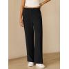 image:imageANRABESS Womens Wide Leg Business Casual Pants 2026 High Elastic Waisted Loose Fit Work Office Trousers Slacks OutfitsBlack