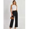 image:imageANRABESS Womens Wide Leg Business Casual Pants 2026 High Elastic Waisted Loose Fit Work Office Trousers Slacks OutfitsBlack