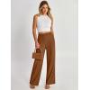 image:imageANRABESS Womens Wide Leg Business Casual Pants 2026 High Elastic Waisted Loose Fit Work Office Trousers Slacks OutfitsCaramel