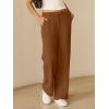 image:imageANRABESS Womens Wide Leg Business Casual Pants 2026 High Elastic Waisted Loose Fit Work Office Trousers Slacks OutfitsCaramel