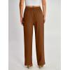 image:imageANRABESS Womens Wide Leg Business Casual Pants 2026 High Elastic Waisted Loose Fit Work Office Trousers Slacks OutfitsCaramel