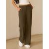 image:imageANRABESS Womens Wide Leg Business Casual Pants 2026 High Elastic Waisted Loose Fit Work Office Trousers Slacks OutfitsCoffee