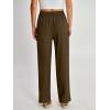image:imageANRABESS Womens Wide Leg Business Casual Pants 2026 High Elastic Waisted Loose Fit Work Office Trousers Slacks OutfitsCoffee
