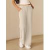 image:imageANRABESS Womens Wide Leg Business Casual Pants 2026 High Elastic Waisted Loose Fit Work Office Trousers Slacks OutfitsKhaki