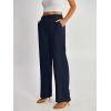 image:imageANRABESS Womens Wide Leg Business Casual Pants 2026 High Elastic Waisted Loose Fit Work Office Trousers Slacks OutfitsNavy Blue