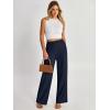 image:imageANRABESS Womens Wide Leg Business Casual Pants 2026 High Elastic Waisted Loose Fit Work Office Trousers Slacks OutfitsNavy Blue