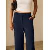 image:imageANRABESS Womens Wide Leg Business Casual Pants 2026 High Elastic Waisted Loose Fit Work Office Trousers Slacks OutfitsNavy Blue