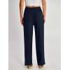 image:imageANRABESS Womens Wide Leg Business Casual Pants 2026 High Elastic Waisted Loose Fit Work Office Trousers Slacks OutfitsNavy Blue