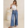 image:imageANRABESS Womens Wide Leg Jeans High Waisted Trendy Drawstring Denim Pants Casual Relaxed Fit Trouser with PocketsBlue