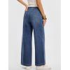image:imageANRABESS Womens Wide Leg Jeans High Waisted Trendy Drawstring Denim Pants Casual Relaxed Fit Trouser with PocketsNavy Blue