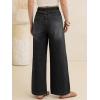 image:imageANRABESS Womens Wide Leg Jeans High Waisted Trendy Drawstring Denim Pants Casual Relaxed Fit Trouser with PocketsWashed Black