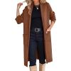 image:imageANRABESS Womens Cardigan Long Sweater Oversized Open Front Knit Coatigan Duster Coat 2025 Trendy Fall Outfits OuterwearCoffee