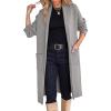 image:imageANRABESS Womens Cardigan Long Sweater Oversized Open Front Knit Coatigan Duster Coat 2025 Trendy Fall Outfits OuterwearGray