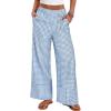Light Blue White Plaid